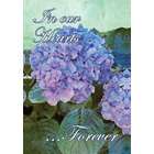 Custom Decor Purple Flowers In Our Hearts Forever Garden Flag By 