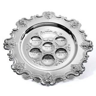     Large Silver Seder Plate (USA)  Grocery & Gourmet Food