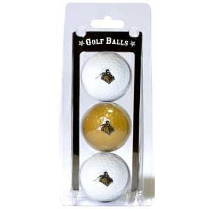  Purdue Set of 3 Multicolor Golf Balls
