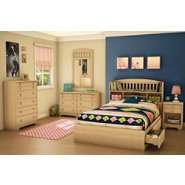 South Shore Popular Collection Full 54 inch mates bed and bookcase 
