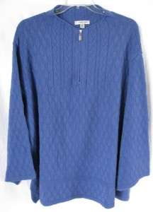 Coldwater Creek Textured Half Zip Pullover Tunic COLORS  