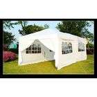 Aosom 10 x 20 Easy Set Pop Up Party Tent Canopy Gazebo   White