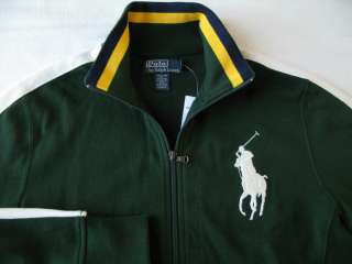 NWT Polo Ralph Lauren Big Pony Olympic Full Zip Mesh Track Jacket 