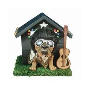   Adorable Dog Elvis Impersonator Plays Love Me Tender 