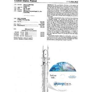 NEW Patent CD for WELL PACKER 