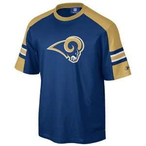   St. Louis Rams Youth Navy Blue Touchback T shirt