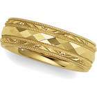 IceCarats 14K Yellow Gold Design Wedding Band Ring For Men And Woman 