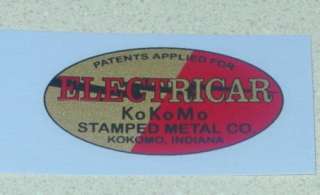 KoKoMo Electricar Racer Replacement Decal KK 001  