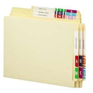 Folder Labels, 2nd Letter Color Coded, Bi Directional, C 