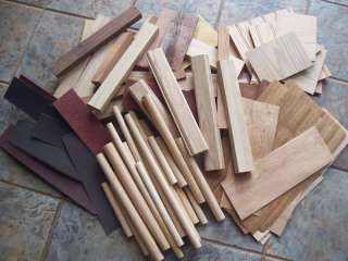   82 Pieces Wood Veneer Dowels Sandpaper Crafters Woodworkers Gift Box