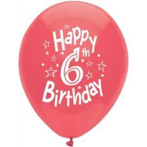  Happy 6th Birthday Balloons: Toys & Games
