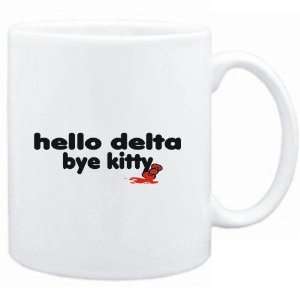  Mug White  Hello Delta bye kitty  Female Names Sports 