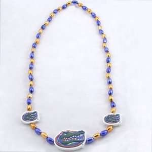   Florida Gators In Line Football Bead Necklace: Sports & Outdoors