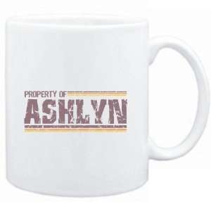  Mug White  Property of Ashlyn   Vintage  Female Names 