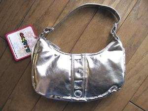 Girls Silver Purse Jeweled Handbag Dress Confetti New  