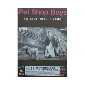 PET SHOP BOYS Hannover Germany 30.11.99 Music Poster 