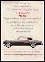 1962 Studebaker Gran Turismo Hawk photo promo print ad  