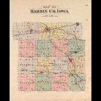 1892 HARDIN COUNTY plat maps IOWA family GENEALOGY history Atlas LAND 