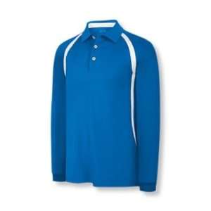   ClimaLite Long Sleeve Color Block Golf Polo Shirt: Sports & Outdoors