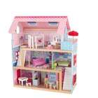   levels with furniture kid s designer dollhouse three levels with