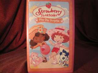 Strawberry Shortcake   Play Day Surprise Kids VHS 024543163541  