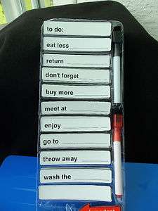 Unusual Reminder Magnets Fill In Blank 33 Dry Erase  