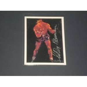 1991 Kayo Joe Louis Card #001 Signed by Leroy Neiman   Sports 