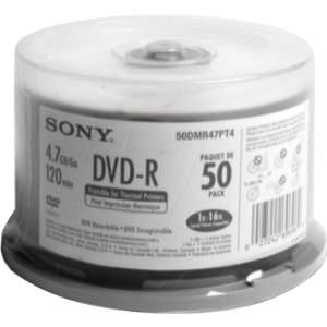  16x Write Once Thermal Printable DVD R Electronics