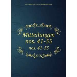   nos. 41 55 Bern (Switzerland  Canton). Statistisches Bureau Books