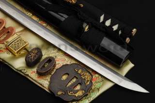 sword bag and a wooden stand and a wooden box come with this sword 