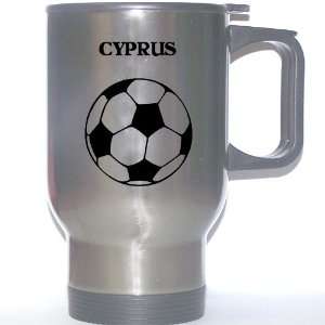  Cypriot Soccer Stainless Steel Mug   Cyprus Everything 