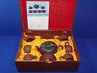 Chinese Yixing Zisha teapot set of 13 eagle lid