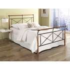 Fashion Bed Group Kendall Bed in Beech/Black Sapphire Finish   Queen 