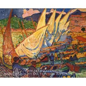  Fishing Boats, Collioure: Home & Kitchen