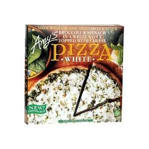 Amys White Broccoli Spinach Organic Pizza, Size 12 Oz (pack of 8 