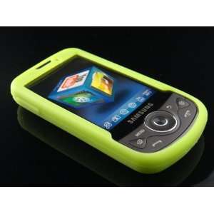  GREEN Soft Rubber Silicone Skin Cover for Samsung Behold 2 