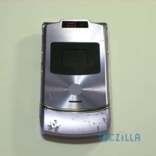 Motorola RAZR V3xx Camera Unlocked 3G GSM Flip Phone AT&T (Lavender, C 