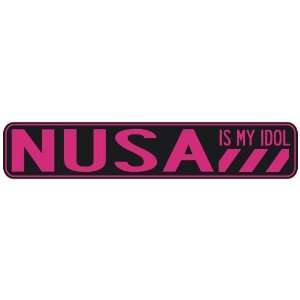  NUSA IS MY IDOL  STREET SIGN