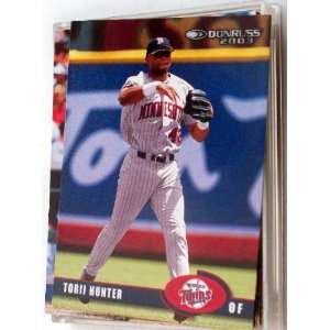  Torii Hunter 25 Card Set with 2 Piece Acrylic Case: Sports 