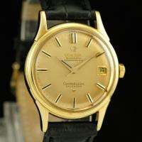 VINTAGE OMEGA DATE CONSTELLATION 18K SOLID YELLOW GOLD AUTOMATIC MEN 