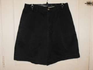 Womens EDDIE BAUER Navy Blue Bermuda Shorts Size 14  