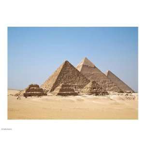  All Gizah Pyramids 10.00 x 8.00 Poster Print