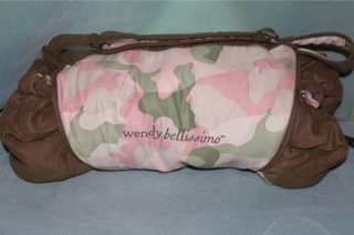 Wendy Belissimo Baby Pink Camo Shopping Cart Cover  
