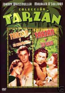 Tarzan #5 NEW PAL DVD 2 Films Johnny Weissmuller  