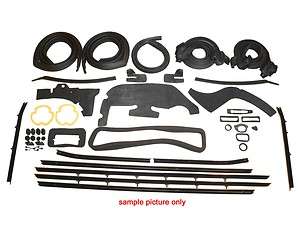 1968 CHEVROLET CAMARO COUPE COMPLETE WEATHERSTRIP KIT USA MADE  