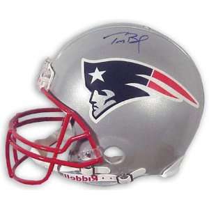 Tom Brady New England Patriots Autographed Full Size Helmet  