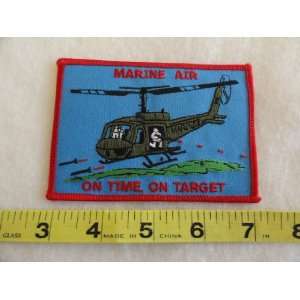  Marine Air   On Time on Target Helicopter Patch 