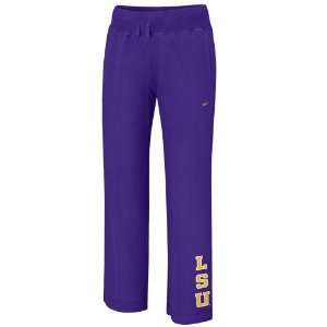 Nike LSU Tigers Ladies Purple Classic Knit Sweatpants:  