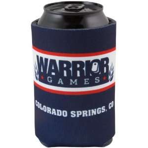   2011 Warrior Games Navy Blue Collapsible Can Coolie