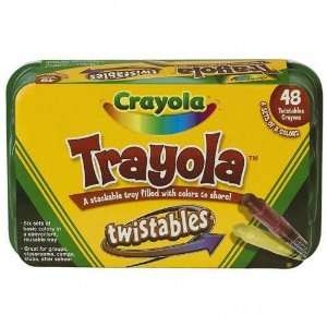  Twistable Crayon, Plastic Barrel, 48/BX, Assorted, Sold as 